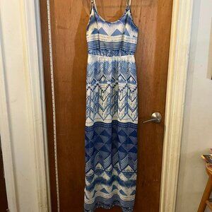 🐻Size XS - Old Navy - Lovely Blue and White Sleeveless Maxi Dress